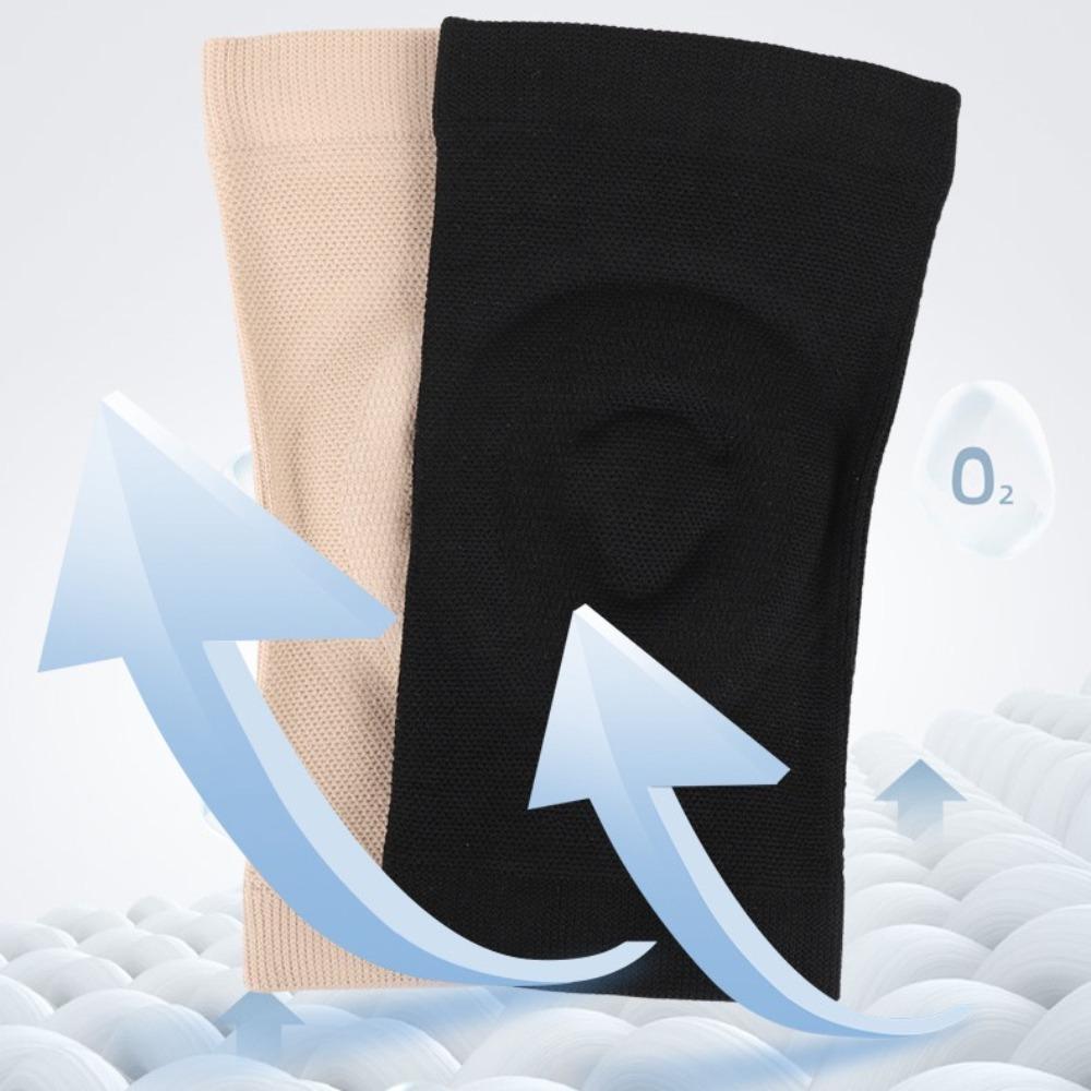 1 Pair Elastic Silicone Knee Pads Ultra-thin Sports Knee Pads Dancing Support Knee Pads Skating