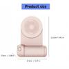 Portable Magnetic Camera Grip Ergonomic Designing Phone Tripod Mount Freely Adjustable for Self Video Photoshoots