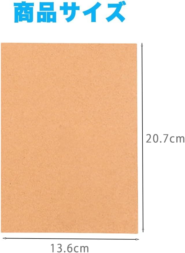 AZNABLE A5 Notebook Set, Blank, Stylish, Horizontally Ruled, 80 Pages, 40 Sheets (10 Packs)