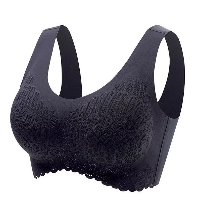 Sexy Push Up Bras Latex Women's Underwear Wire Free Female Gather Bralette Seamless Iingerie Ladies Comfort Brassiere