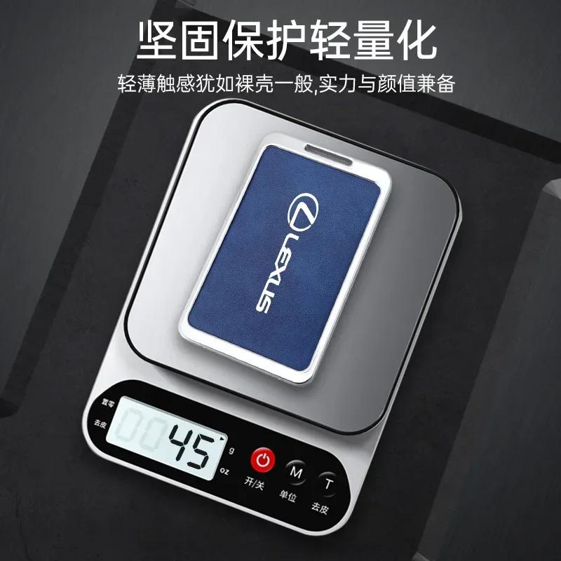 Zinklegierung Leder Auto NFC-Karte Intelligenter Fernschlüsselanhänger Hülle Abdeckung Schlüsselanhänger Halter Für Lexus F Sport ES LM GS IS NX RX LX LS RX300