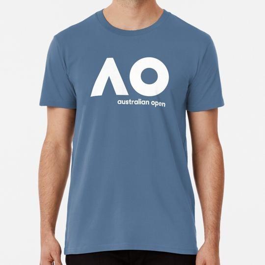 

Теннисный турнир Australian Open Белая Размеры от S до 5XL Сделано в США Футболка XL