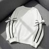 Autumn New Three-dimensional Bow Round Neck Long-sleeved Pullover Sweatshirt for Women