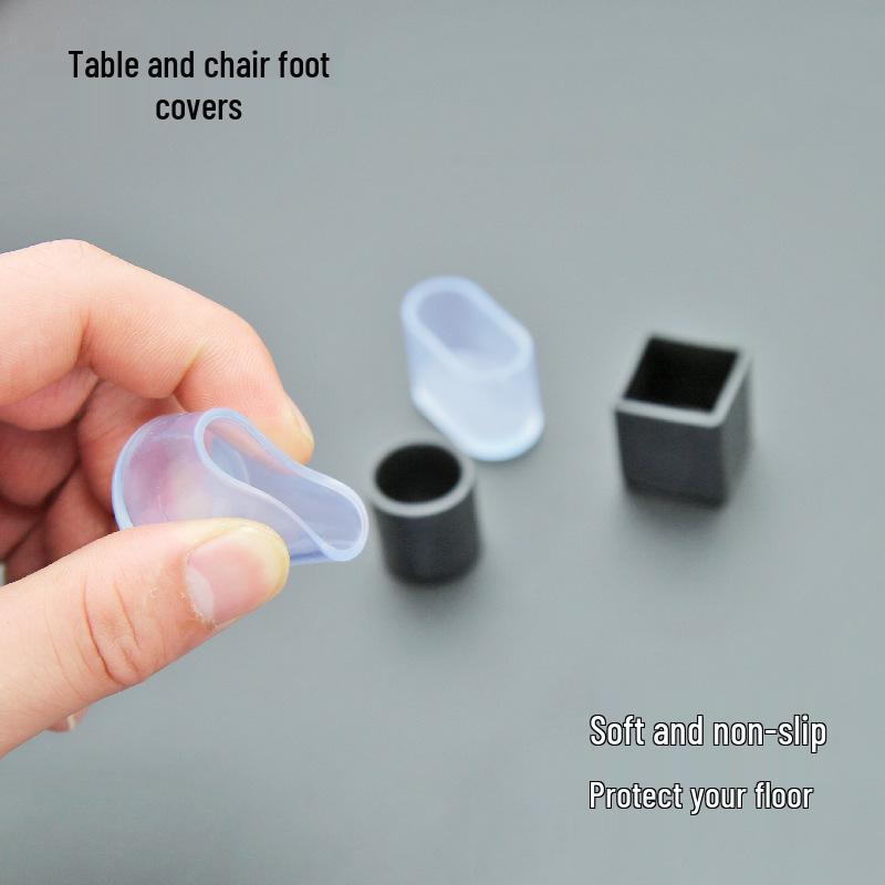 Klare Stuhl- und Tischbeinbezüge - Dicke, verschleißfeste Polster zum Schutz von Möbeln