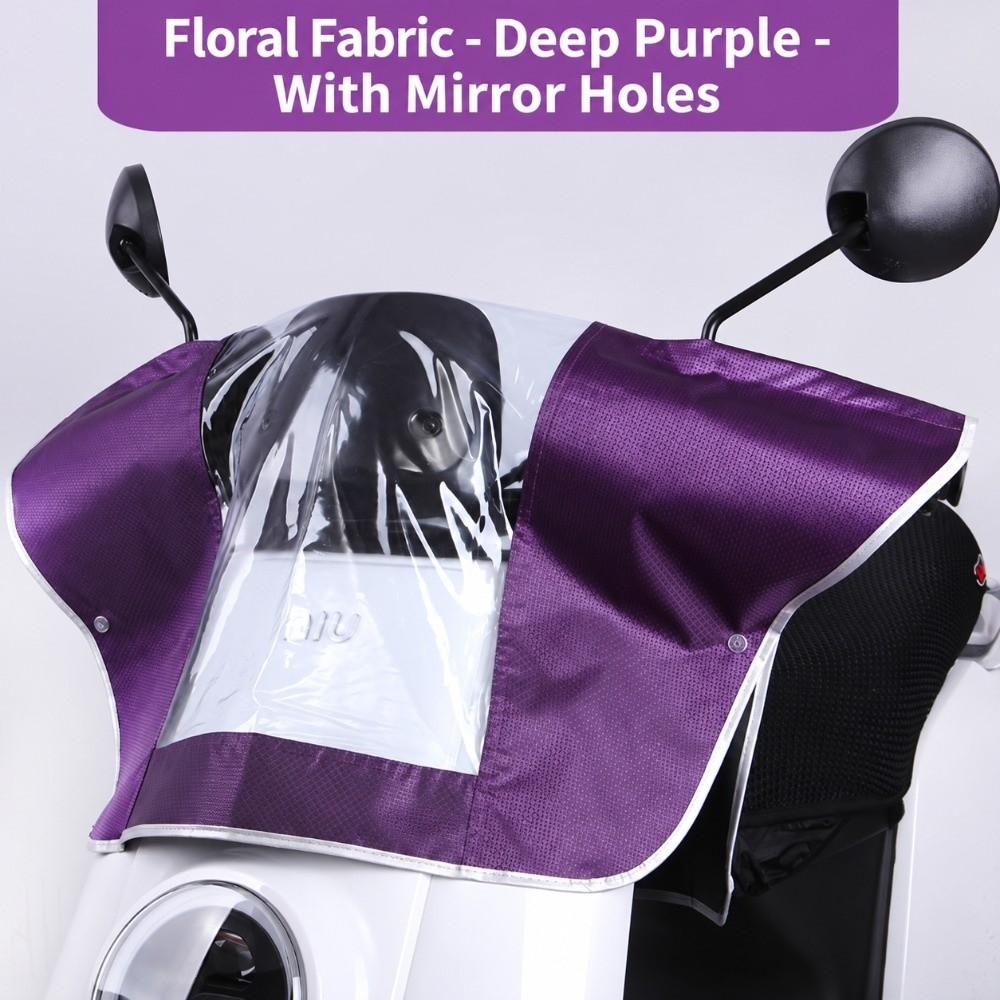 Waterproof Motorcycle Head Cover Clear Window Electric Motorcycle Cover  Daily Commuting