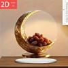 1ks2D ozdoba úplňku Multifunkční stolní dekorace Vhodné pro domácí dekorace Festivalové dárky a Muslimské oslavy ramadánu