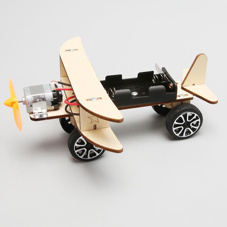 Science And Technology Small Production Electric Taxi Aircraft DIY Handmade Albatross Aircraft Model Experimental Materials Student Toys