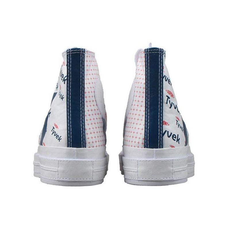 TYVEK X Converse Sportility Chuck 70 Hi Unisex High Canvas Shoes Comfort Versatile Trendy White Blue 170061C