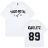 Rock Band Tokio Hotel Kaulitz Tričko Pánská Móda Neformální Tričko s krátkým rukávem Hip Hop Punk Trička nadměrné velikosti Unisex Streetwear