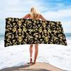 Serviette de plage de luxe haut de gamme design européen Microfibre Grande Absorbante Serviettes de voyage pour Hommes Femmes et Enfants Serviette de maison