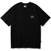Seupeullaesikodeu Kurzarm-T-Shirt Schwarz - Fliegende Katze