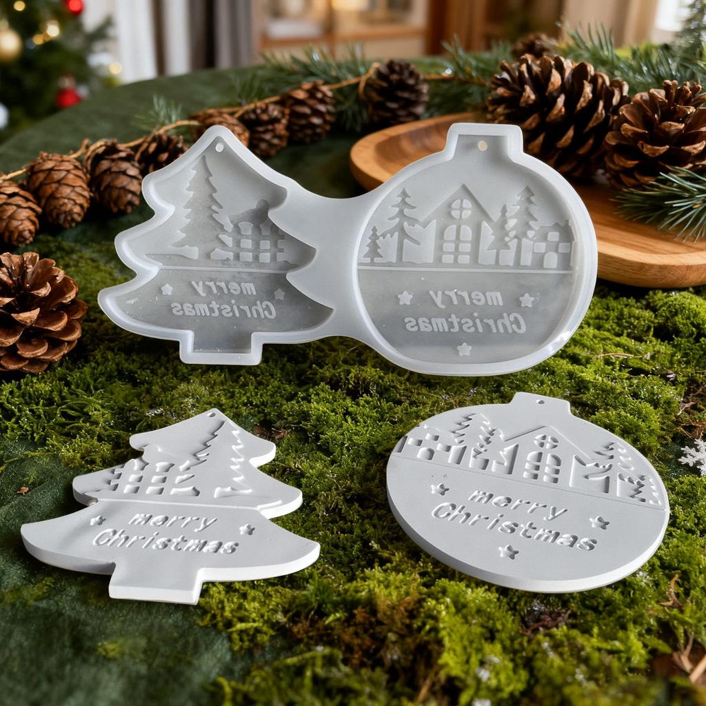 Christmas Silicone Molds, Jewelry UV Resin Molds, Necklace Keychain Molds, Cake Molds, And Fun Decorative Pendant Molds