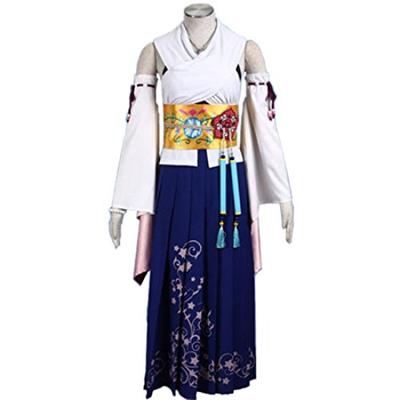 Final Fantasy Yuna Cosplay Scolastico M [Cosplay] [Lavanda] Costume, Evento, Halloween, Natale, Festival, Da Donna