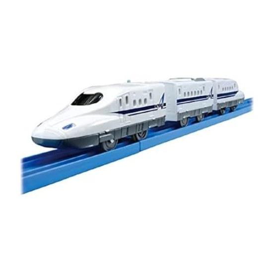 Takara Tomy Plarail S-01 Light-equipped N700A Shinkansen Train Toy Ages 3 Up Compliant Safety Standards ST Mark Certification.
