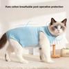 Cats Post Surgery Recovery Jumpsuit Breathable Soft Anti-Licking Vest for Wound Protections Pet Cotton Clothing for Recovery