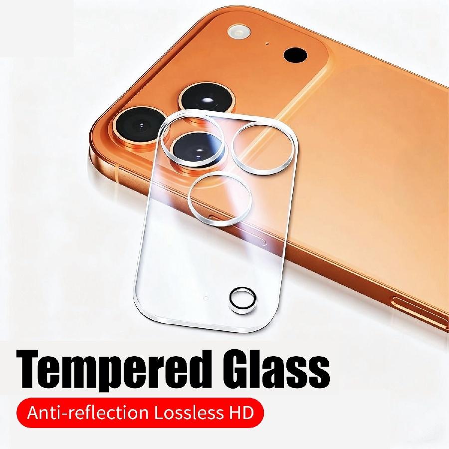 For iPhone Air 17 16 15 14 13 12 Mini 11 Pro Max Rear Lens Tempered Glass Screen Protector