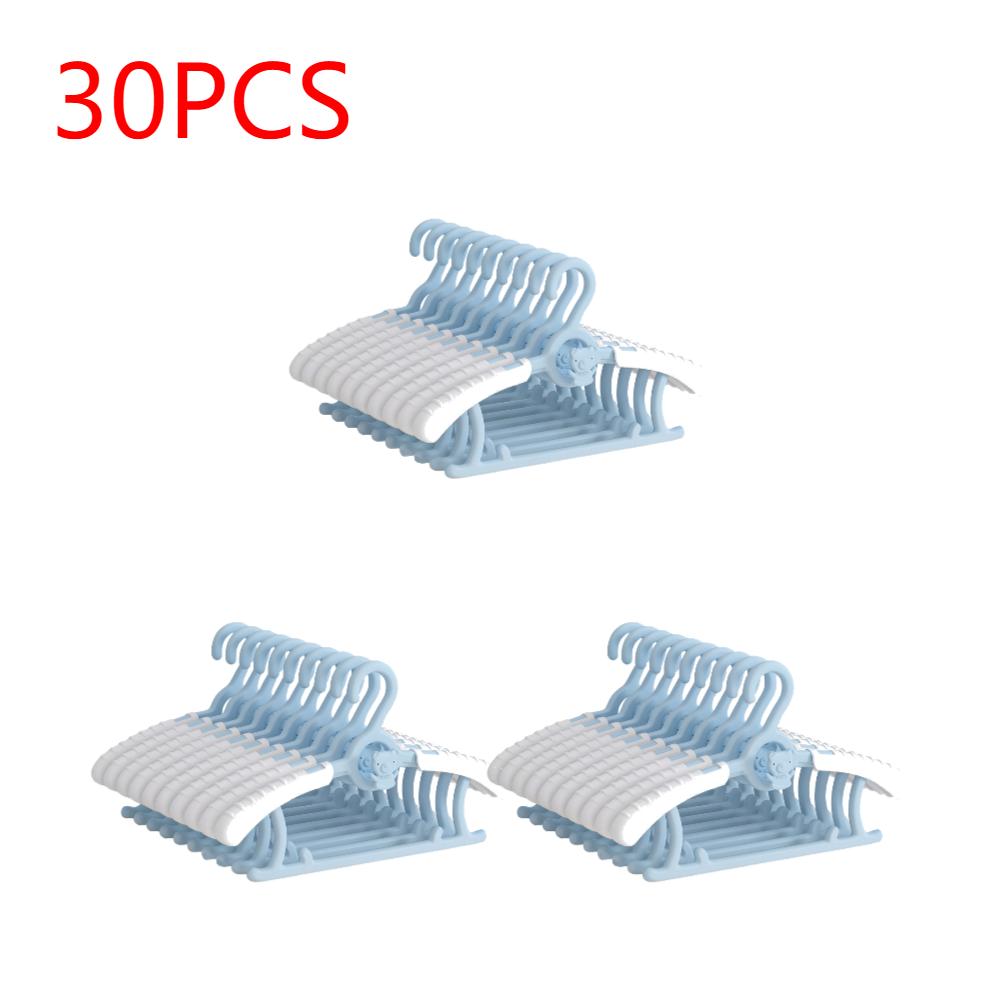 20/30Pcs Extendable Baby Nursery Closet Hanger Space Saving Kids Clothes Hanger for Girl Boy Toddler Kids