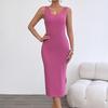 Summer Suspender Vest Dress Slim Fit Sexy Split Step Skirt Backless