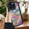 Phone Case: 2D Flat Design Suitable for iPhone 18 17 16 15 14 13 Pro Step Protection Case, Rainbow Mountains, Christmas and Halloween Gifts