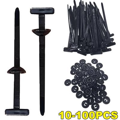100/20PCS Nylon Cable Tie Buckle Multipurpose Plastic Cable Ties Tool Heavy Duty Self Locking Nylon Zip Ties Car Daily Repair