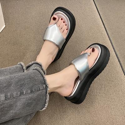 Sandales compensées à plateforme Été Décontracté Confortable Pantoufles Designer Plage Robe Sandales Mode Décontracté Chaussures pour femmes