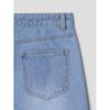 8SECONDS Peach Denim Mini Skirt Sky Blue