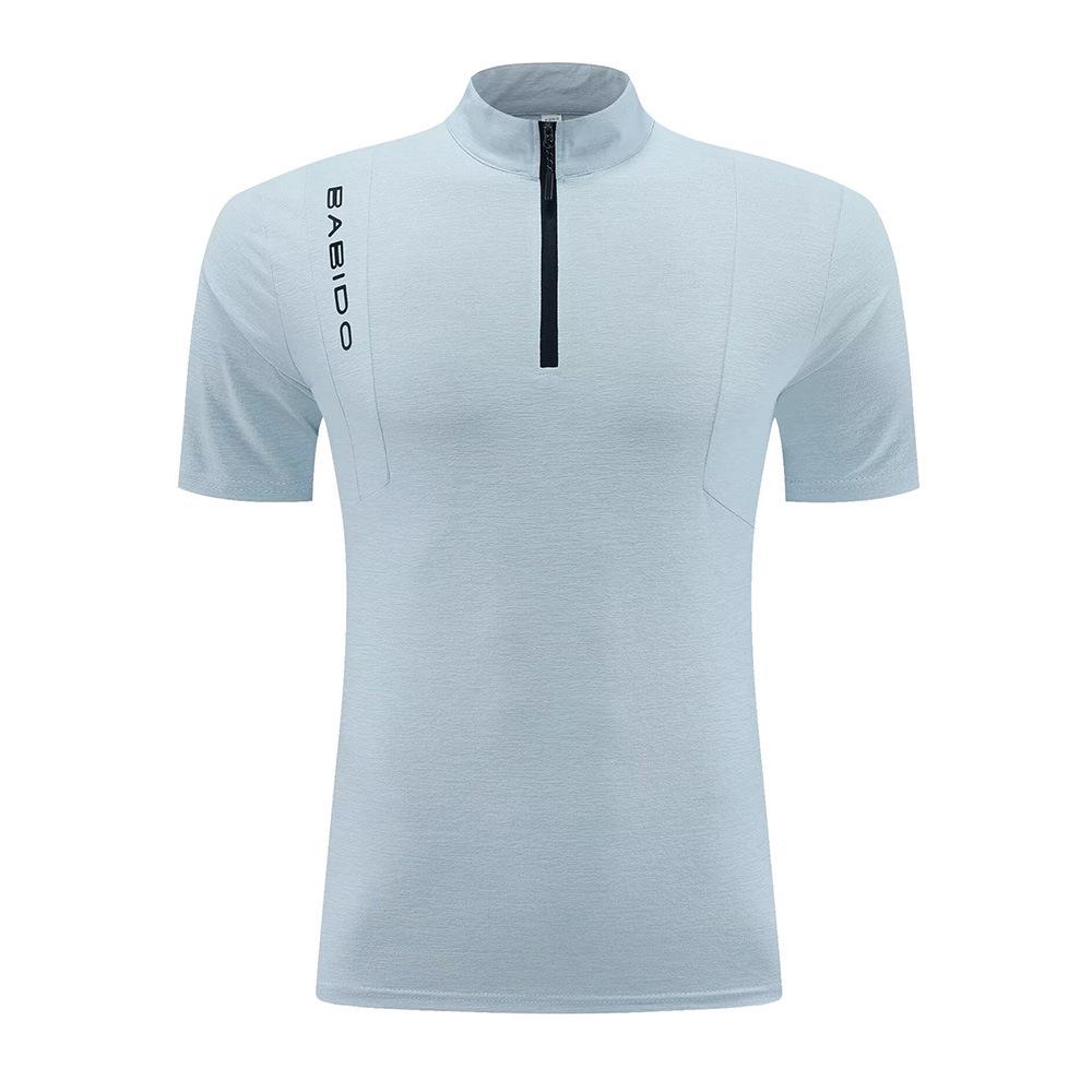 Unisex Quick-Dry Half-Zip Fitness Top for Outdoor Running