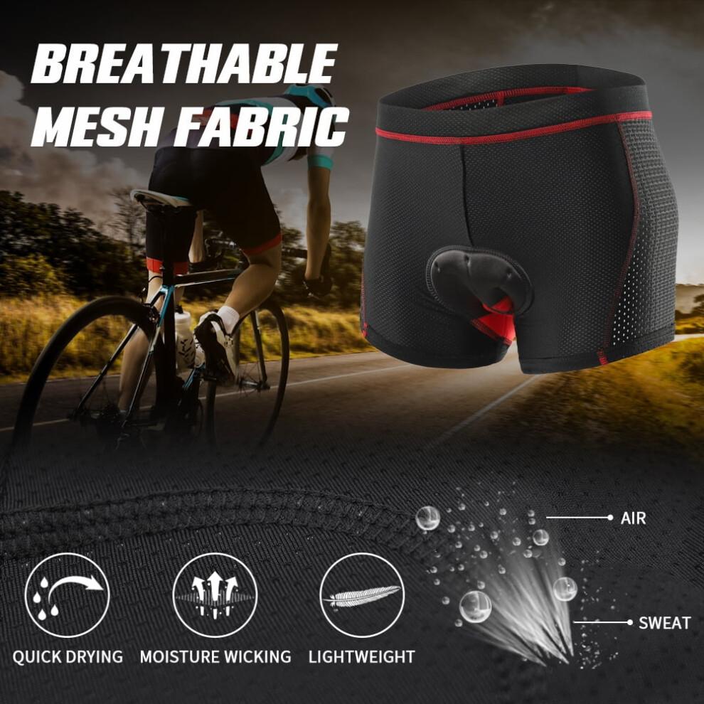 3d Men Cycle Underwear Shorts Breathable Gel Padded Biking Riding Shorts