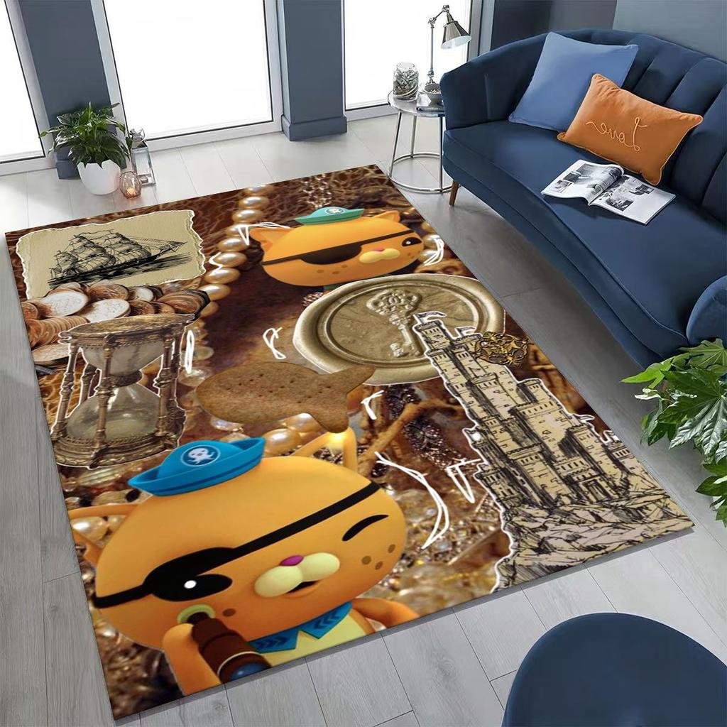 27 Style Octonauts Barnacles Cartoon Rug for Bedroom Living Room Sofa Home Doormat Decor, Large Kids Play Non-slip Floor Mat