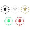Christmas Santa Claus Wall Clock Glow-in-the-dark Frameless Acrylic 3D Clock Silent Home Office Bedroom Living Room Digital Analog Clock Decoration