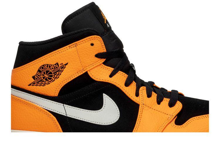 Men's Sneakers Nike Jordan 1 Mid Black Cone Black/Cone-Light Bone