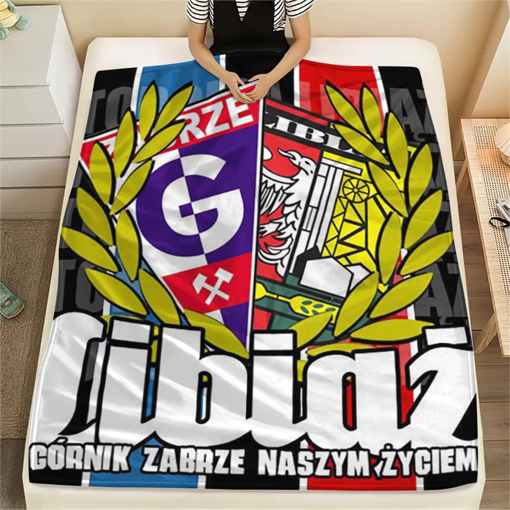 

1PC ZABRZE G Print Flannel Blanket, High quality Comfortable for All Seasons, Home Decor, Warmth and Comfort, Perfect for Christmas Gifts254 80cm x 120cm
