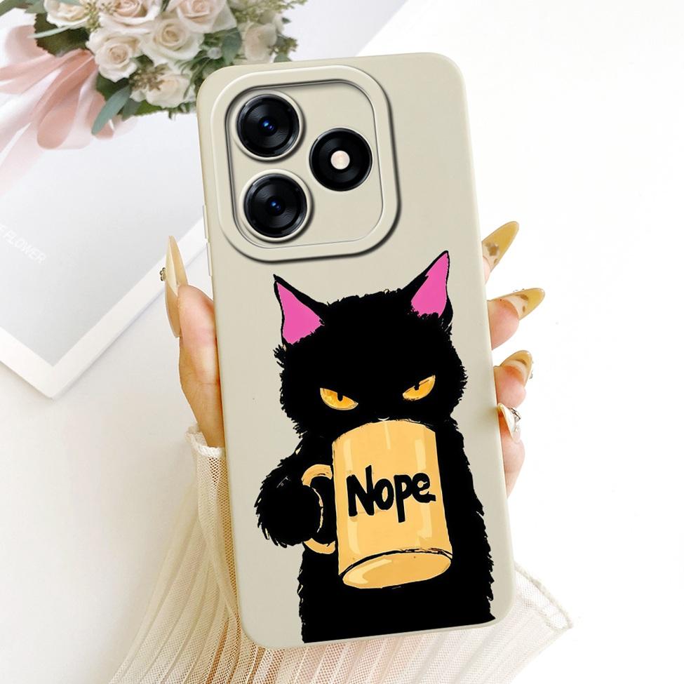Case For Realme C51 RMX3830 Casing For Realme C53 RMX3760 Cover Silicone Luxury Fashion Cartoon Funny 2D Painted
