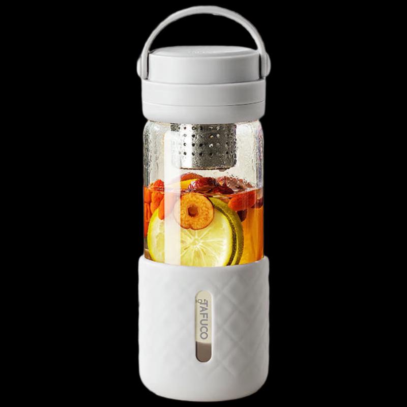 TAFUCO High Borosilicate Glass Tea Infuser Bottle
