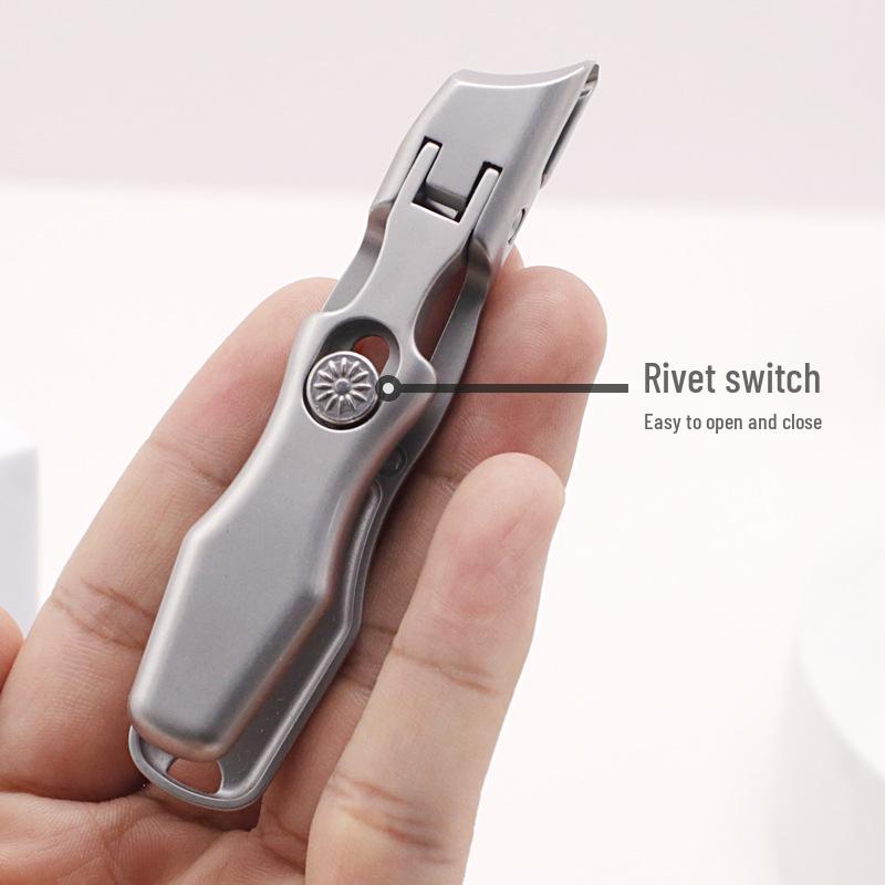 German Stainless Steel Slant-Mouth Nail Clippers & Scissors Set