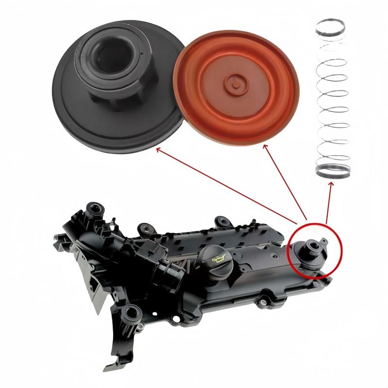Crankcase Vent Membrane Kit For 1.4 HDi/TDCi Citroen C2 C3 Peugeot 206 307 Mazda 2 Fiesta Fusion 9645371180 9646698680 0361.N4