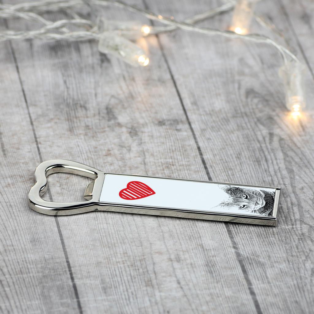 Chartreux – Bottle opener with a cat, personalized fridge opener | Art-Dog