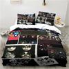 Bedding Classic Band Duvet Cover Pillowcase Home Bedroom Decor 135x200cm Microfiber Bedding 2/3 Piece Set, Gift.