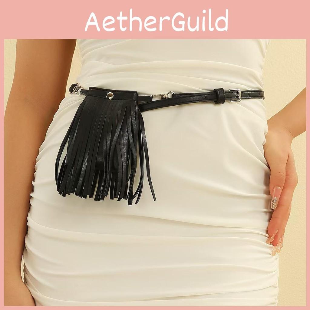 Solid Leather Color Belt Riveted Decoration Pin Closure Casual Outfits Festival