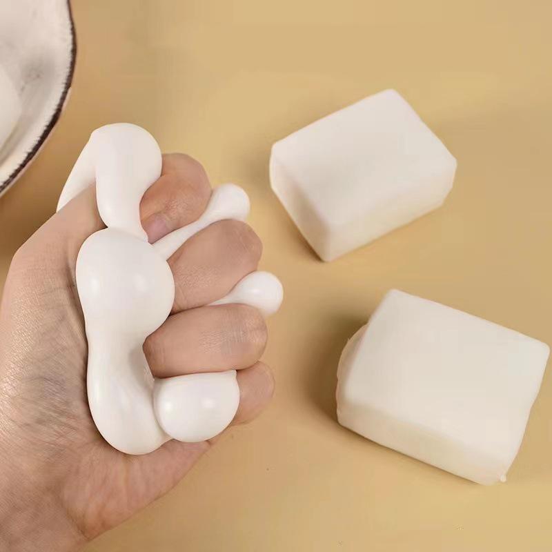 Soft Tofu Squishy Mochi Toys Decompression Stretch Stress Ball For Kids Adult Anti Stress Fidget Toys Brinquedos