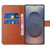 Coque de protection - BOOLING - Samsung Galaxy S25 Ultra - Synthécuir marron - Antichoc - Support intégré