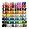 New Brothread - 80 Spools Polyester Sewing Machine Embroidery Thread Set 1000M (1100Y) No. 50 Each Spool - Colors Compatible with Janome Colors