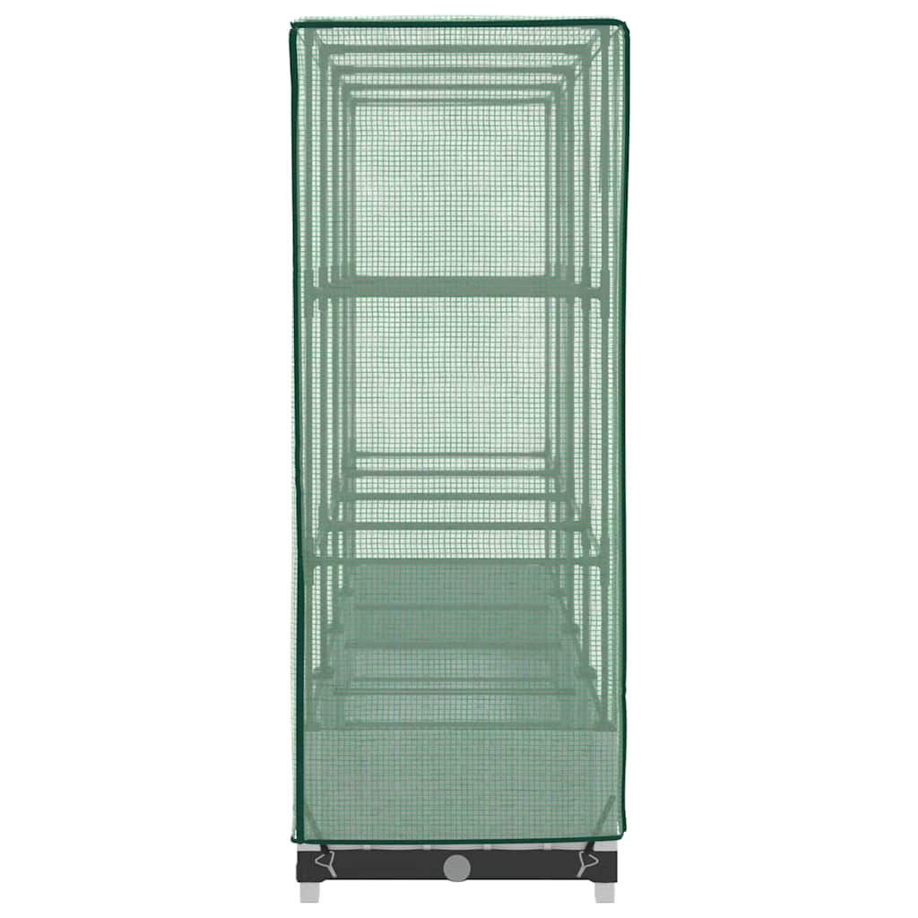 Vidaxl Raised Planter With Greenhouse, Rattan Look, 160X40X123 Cm