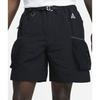 Nike ACG Snowgrass Solid Color Logo Pocket Drawstring Shorts Men Bottoms Black DV9405-010