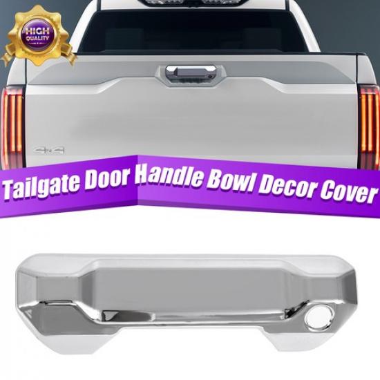 Car Rear Tailgate Door Handle Cover Trim Accessories For Toyota Tundra 2022-up