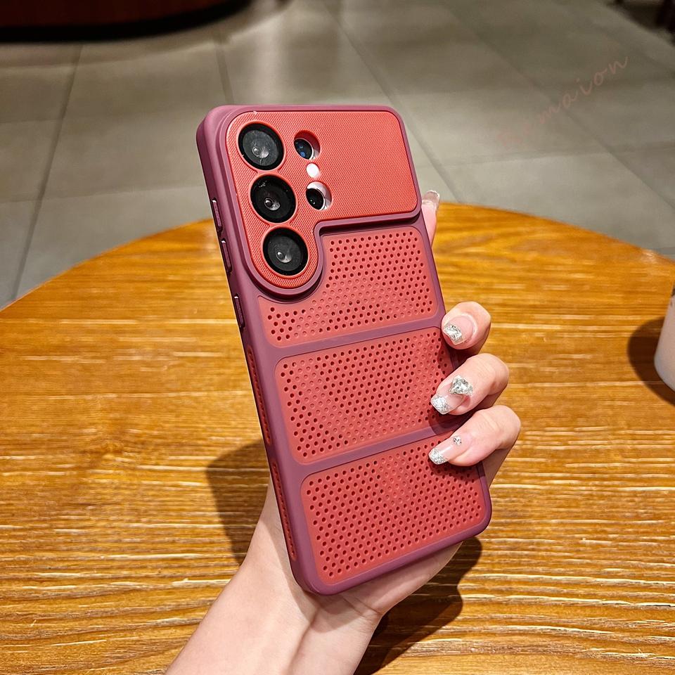 Magnetic Heat Dissipation Phone Case for Samsung Galaxy S26 S24 S25 Ultra Magsafe Luxury Len Camera Shockproof Protector Cover