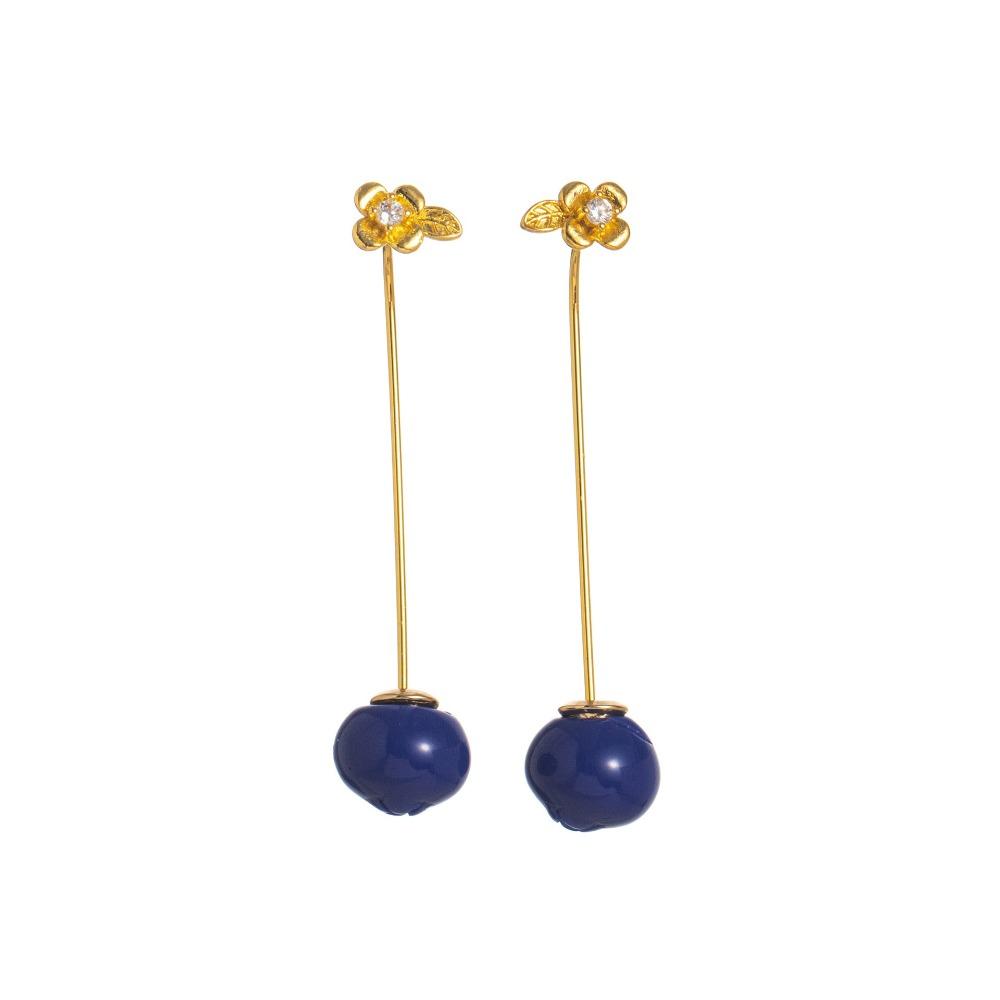 Jewelry Accessories Fruit and Vegetable Earrings Lip Starfish Charms Ear Buckle Alloy Dripping Oil Enamel Hoop Earrings Girls