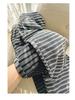 2025 Spring European Style Striped Wide-Leg Plus Size Women's Casual Floor-Length Pants