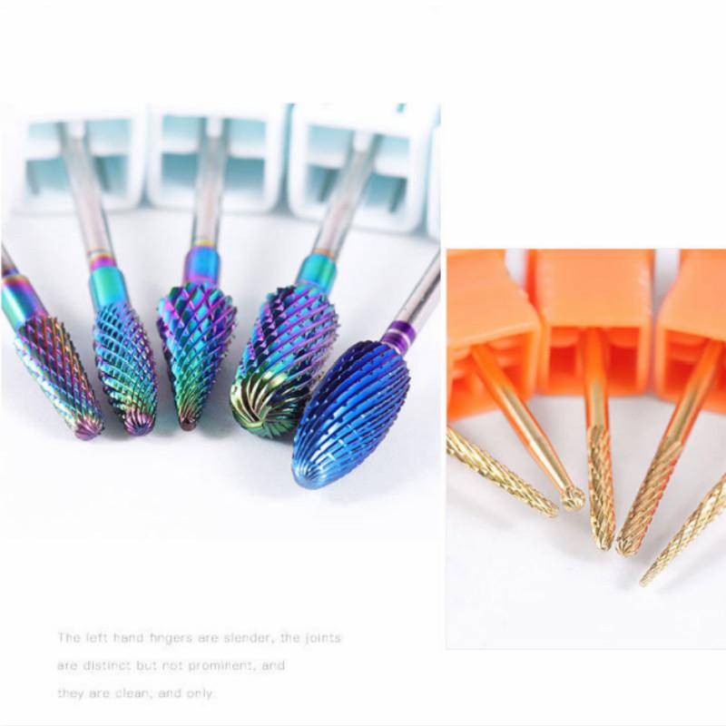 Nail Tungsten Steel Grinding Head Blue Label Tungsten Steel Drill Electric Nail Sander Accessories