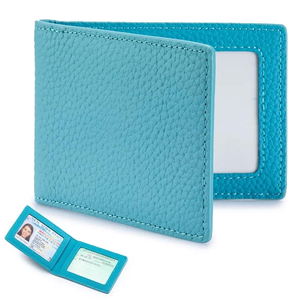 

Документы на вождение автомобиля из натуральной кожи, водительские права, сумка для кредитных карт, чехол, держатель, кошелек, кошелек для сертификата транспортного средства небесно-голубой